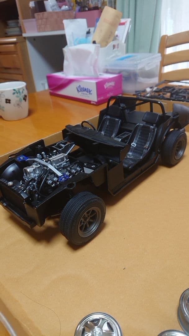 タミヤ1/12スケール日産フェアレディZカスタム♪プラモデル完成品♪