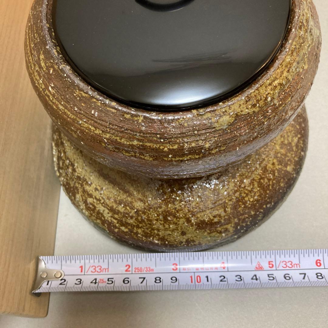 1/12 出雲焼　楽山窯　水指　長岡空郷　瓢　茶道　茶道具　水差し　ばけばけ