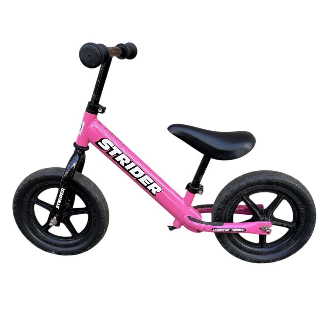 STRIDER ピンク ストライダー キックバイク　ヘルメット　自転車　幼児