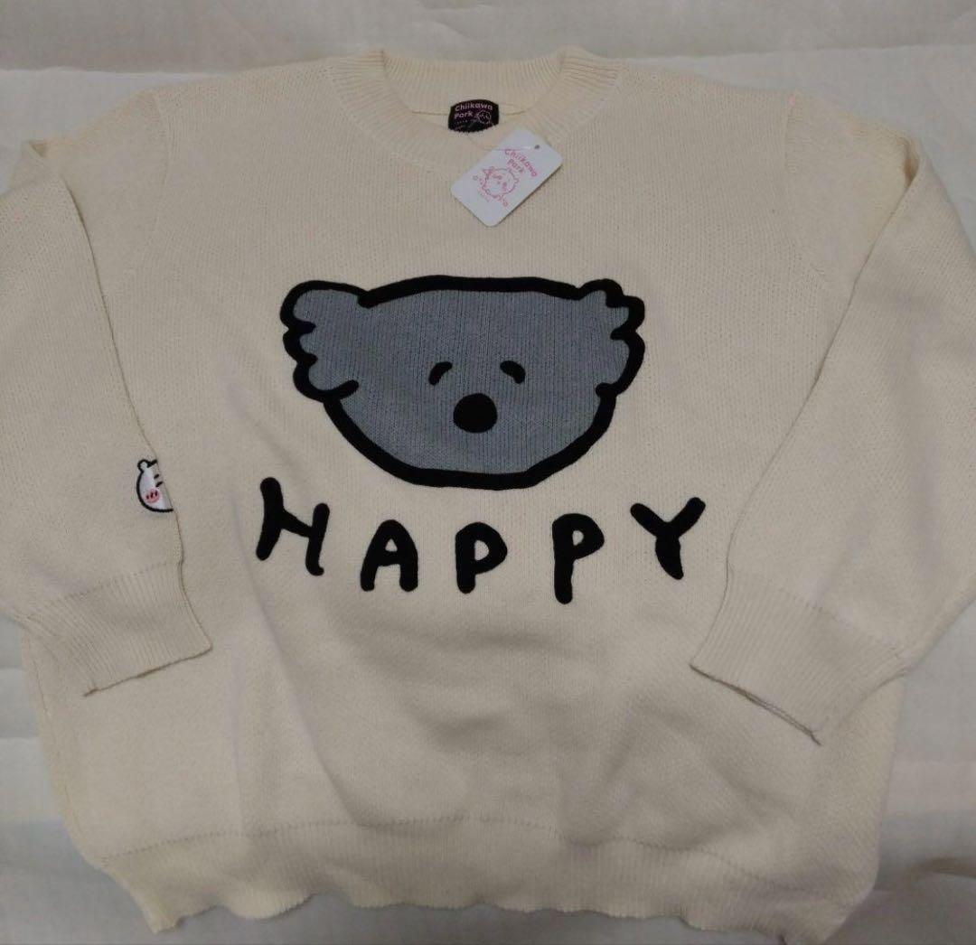 ちいかわパーク ちいかわ　ラッキー白コアラセーター　Lサイズ うさぎ