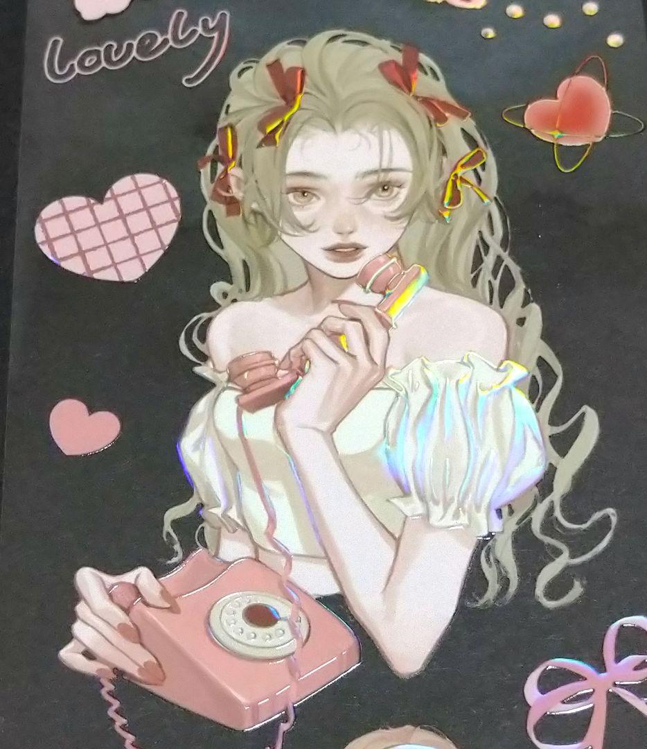 ✩のこり１✩J654＃SEER B·诺(虹光)切り売り海外人物マステ女の子