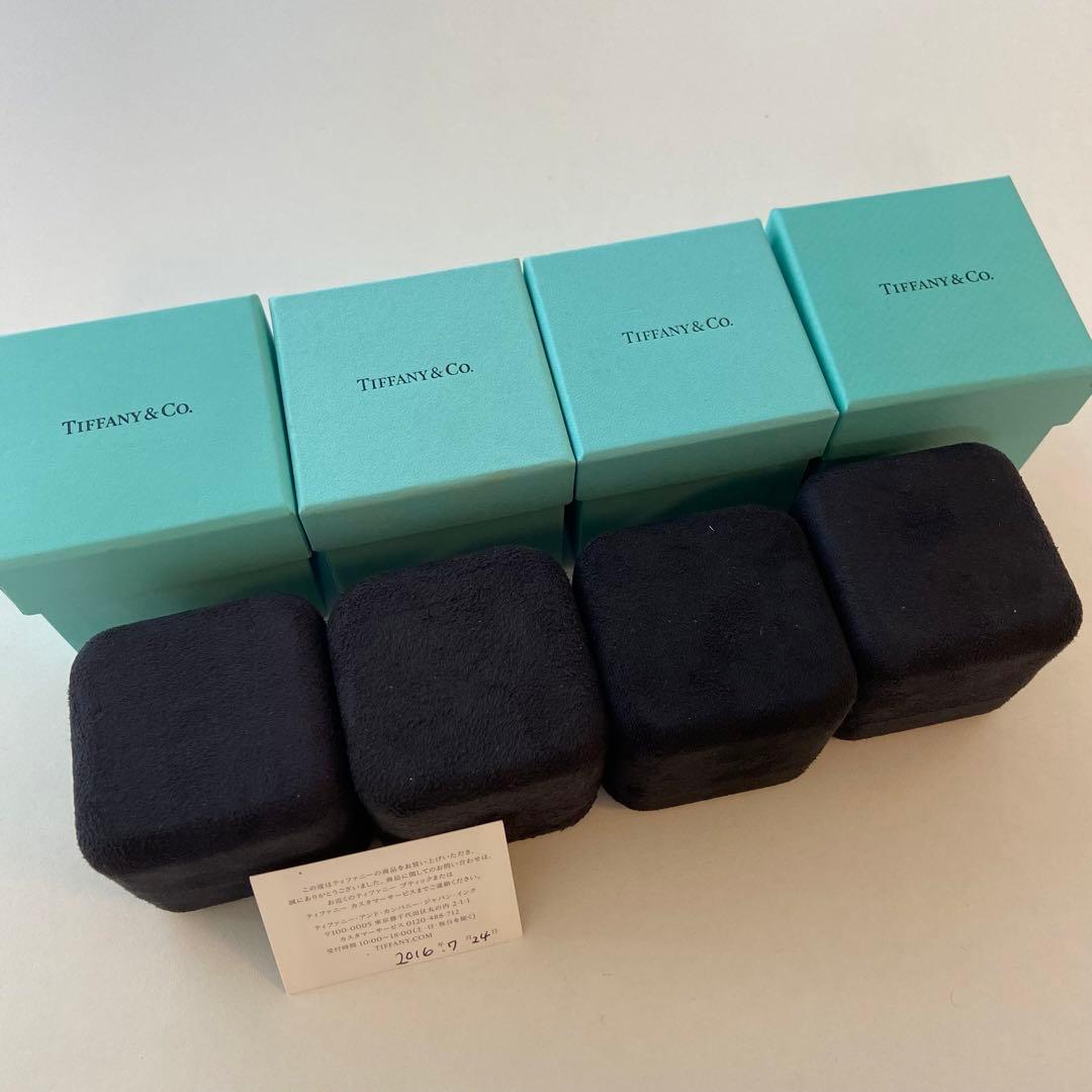 Tiffany　リング　4個セット　空箱