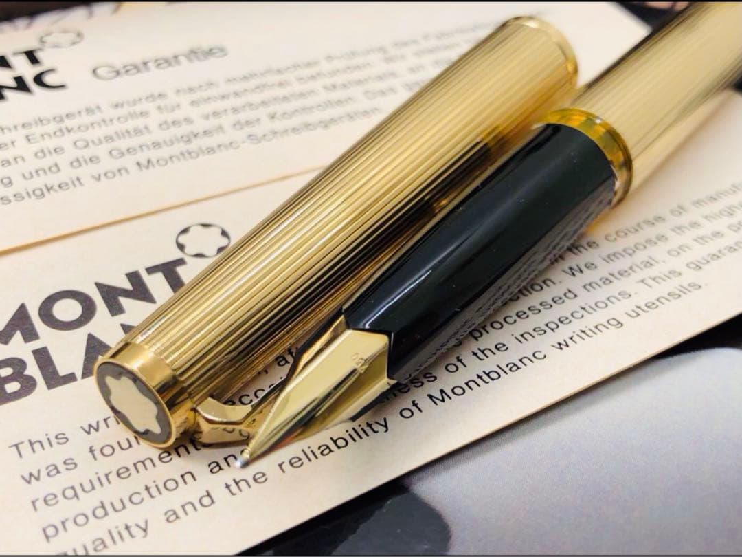 ⭐️金運を呼ぶ！⭐️総金張りマイスターシュテユックの名品！No1246⭐️モンブラン⭐️