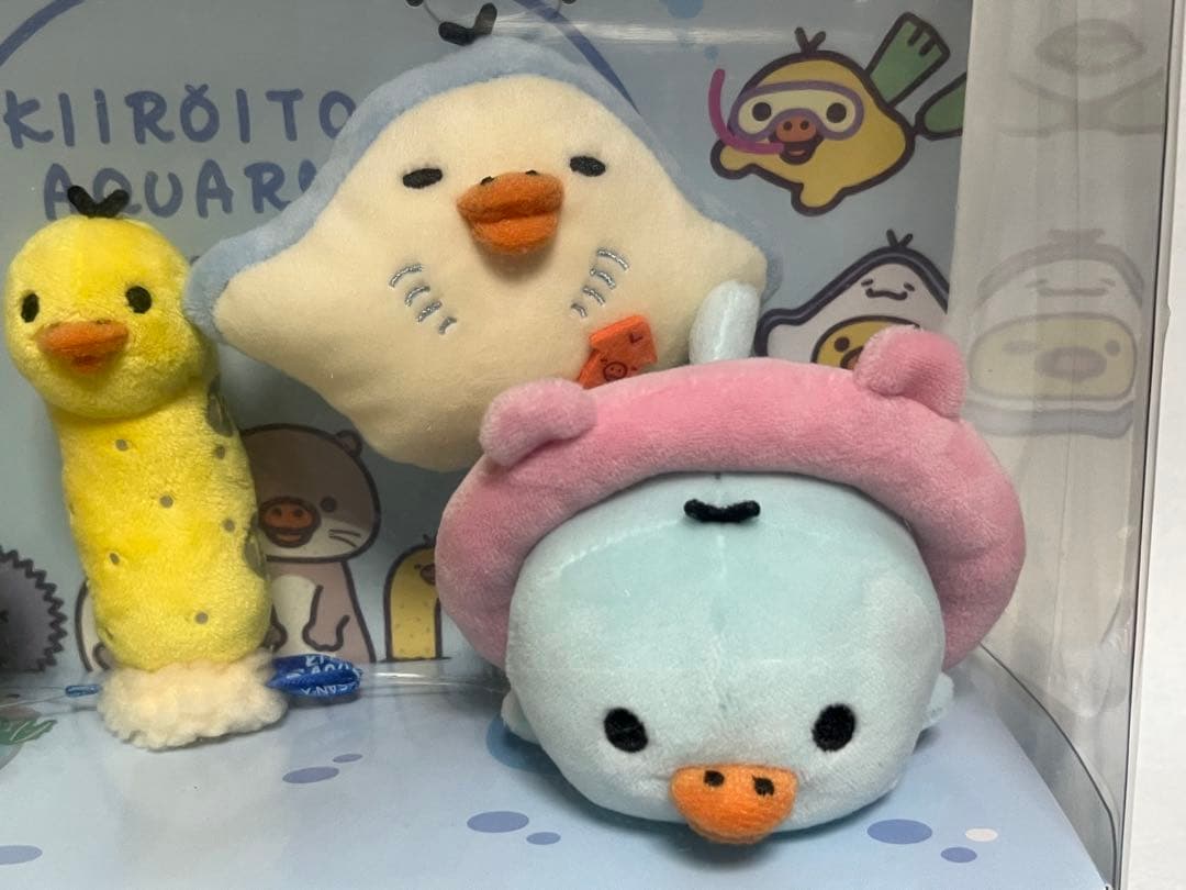 未開封 キイロイトリ そっくりどうぶつセット アクアリウム ぬいぐるみ