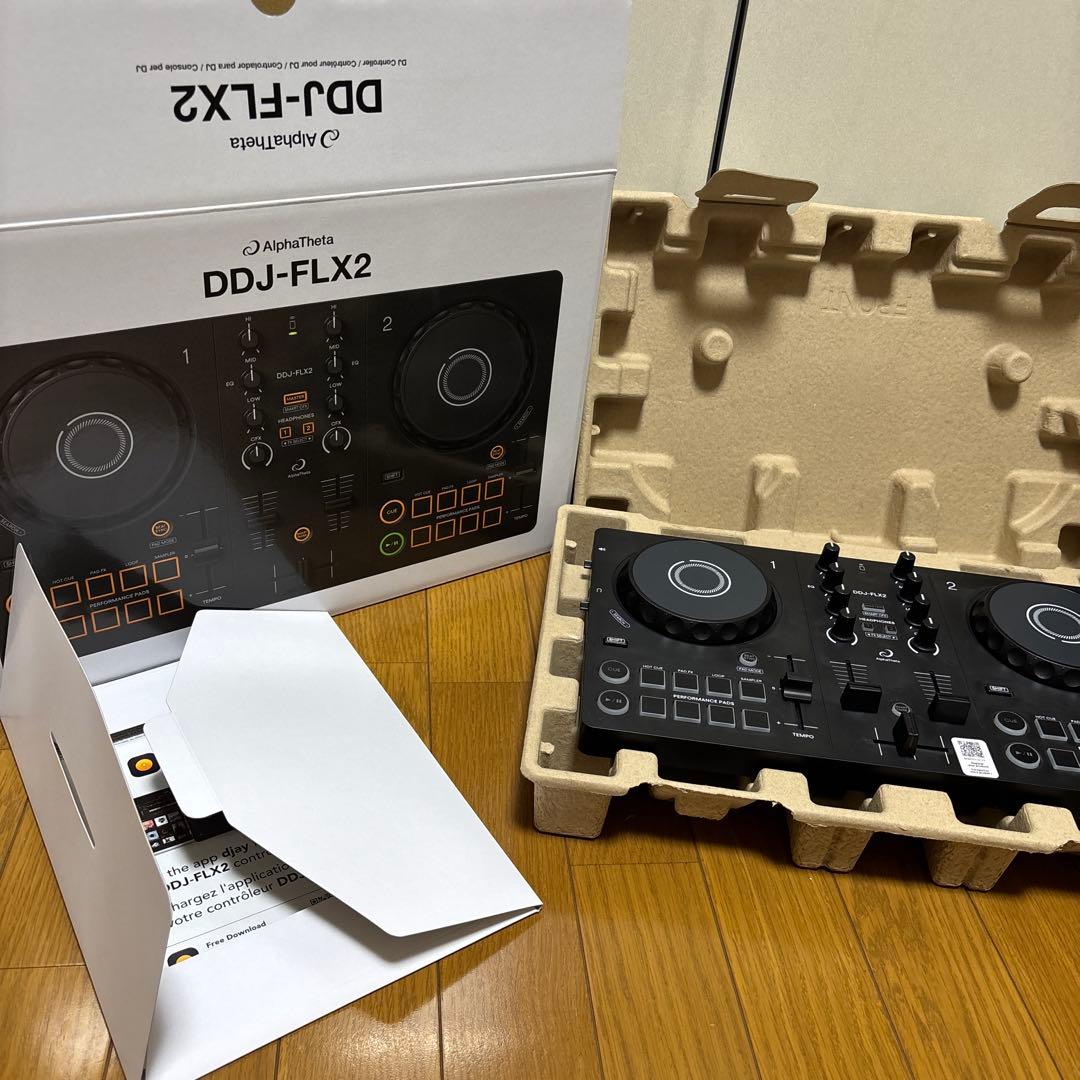 【DDJ FLX-2 DJコントローラー 】 箱・説明書・TypeCケーブル付き