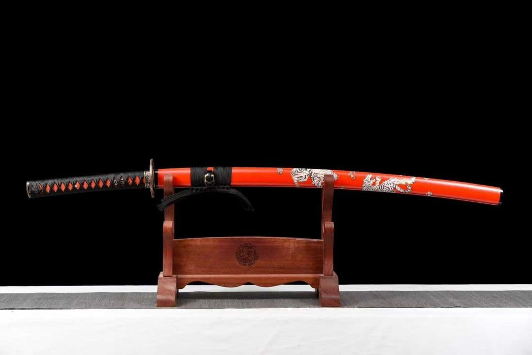 【剣歯虎】古兵器 武具 刀装具 日本刀　模造刀 居合刀 武士道 鑑賞用 美術刀