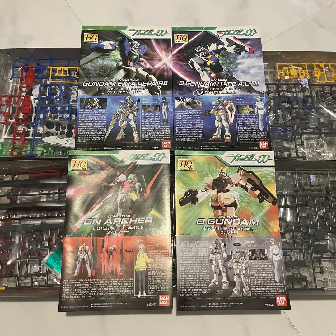 ガンプラ OOダブルオー4点まとめ売り