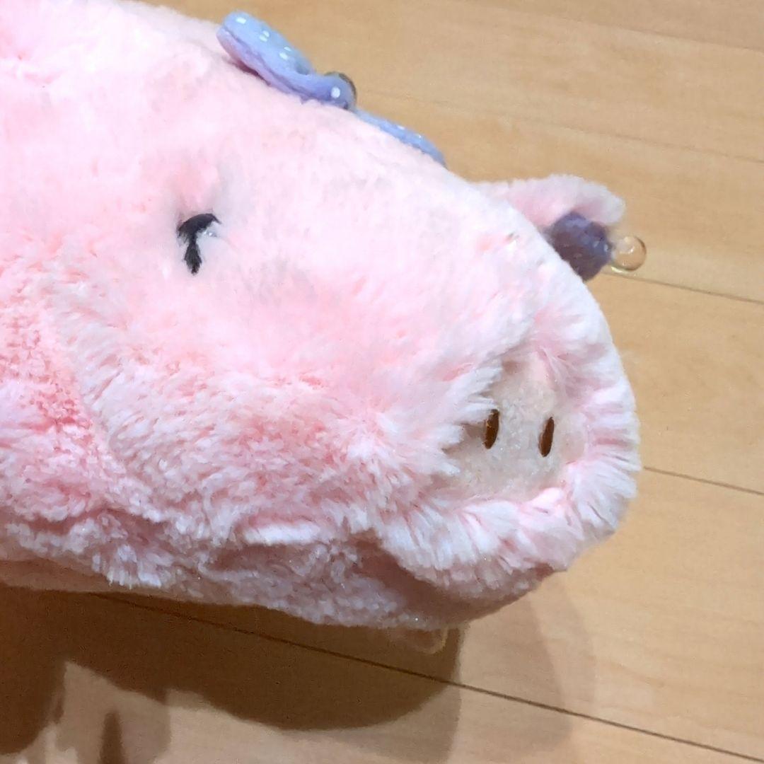 ふわふわ　とんさま　ぬいぐるみ　豚　しんじゅ