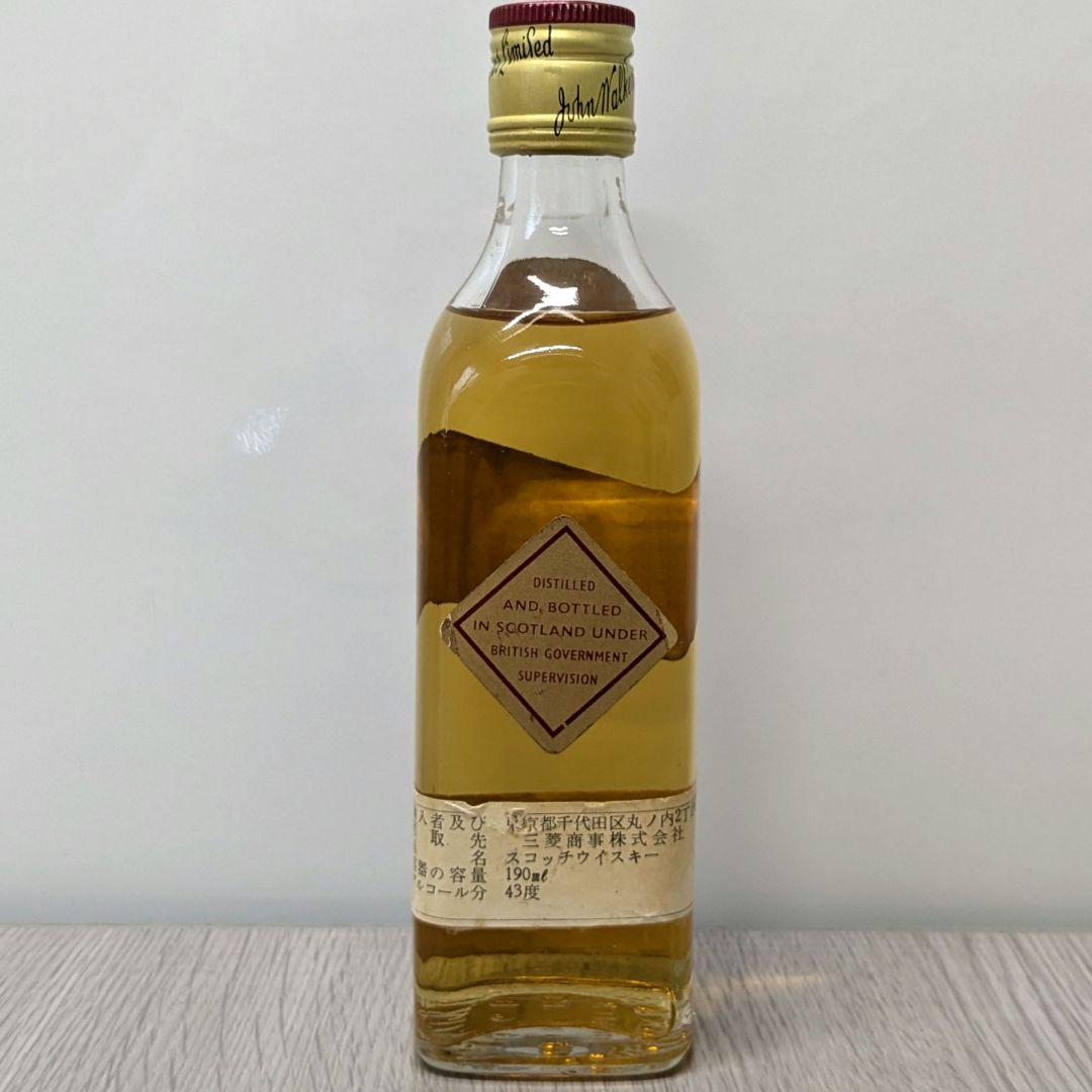 ジョニーウォーカー　赤ラベル　760ml、190ml 43%　未開栓2本セット