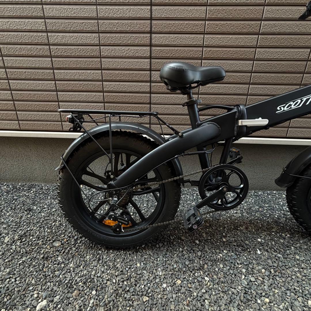 SCOTTEB 電動アシスト自転車 ブラック
