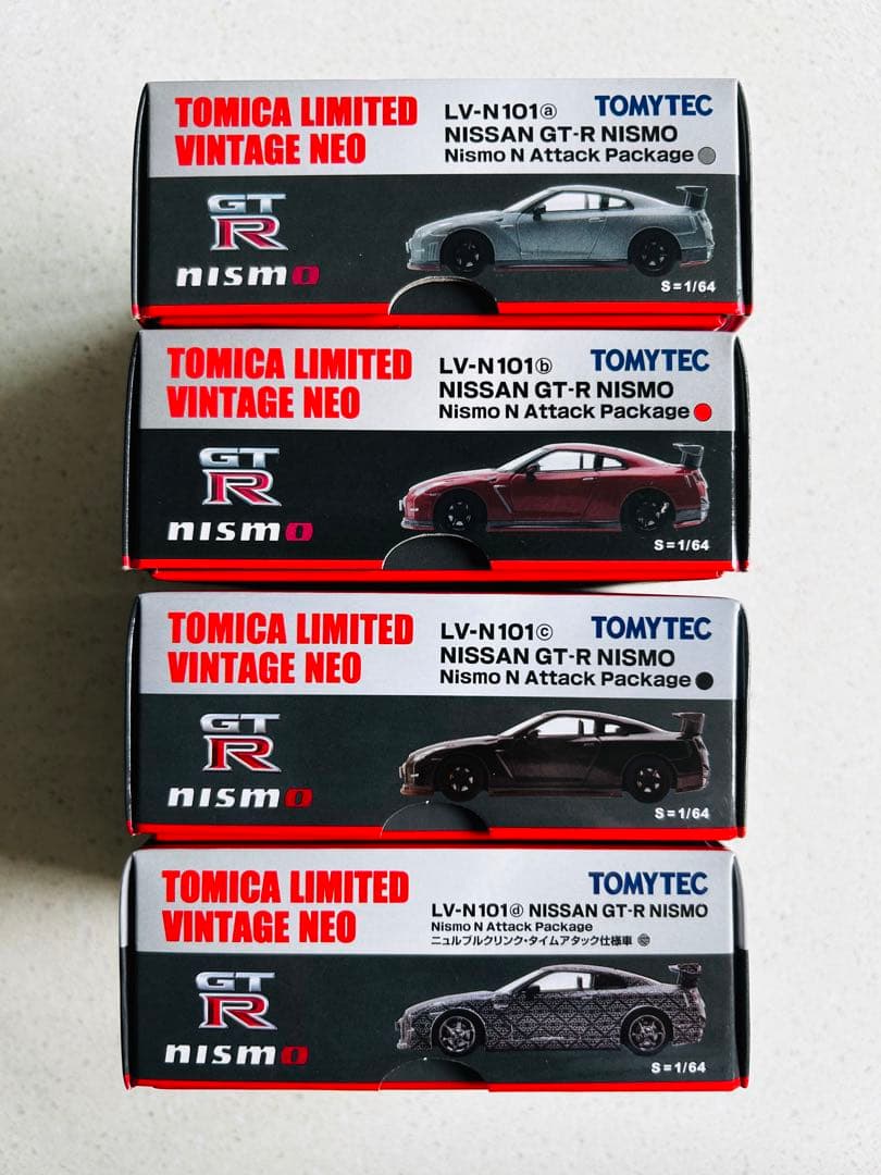 トミカリミテッドヴィンテージネオ 日産GT-R ニスモ LV-N101セット