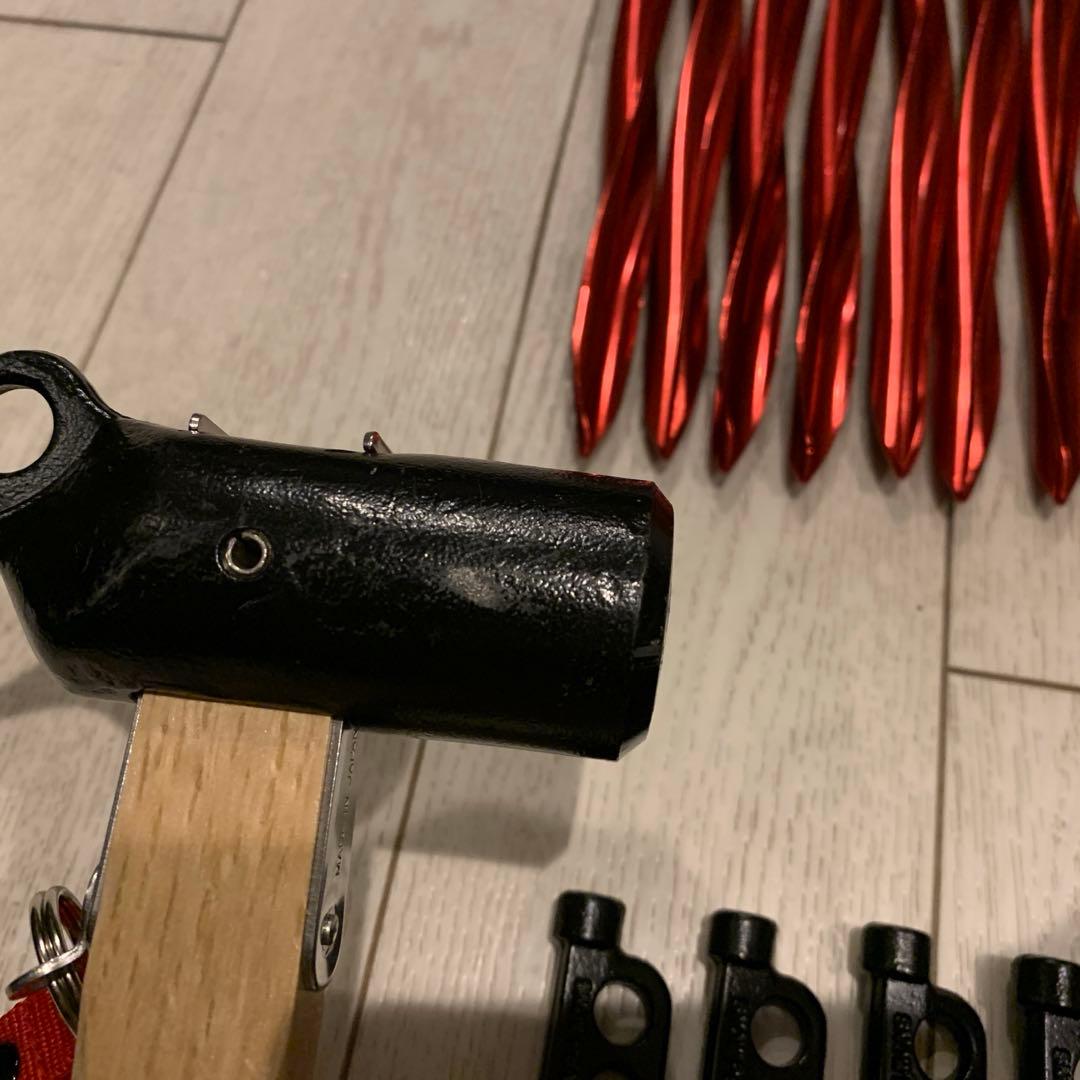セット】スノーピーク　ペグハンマー　ソリッドステーク　MSR サイクロンステイク