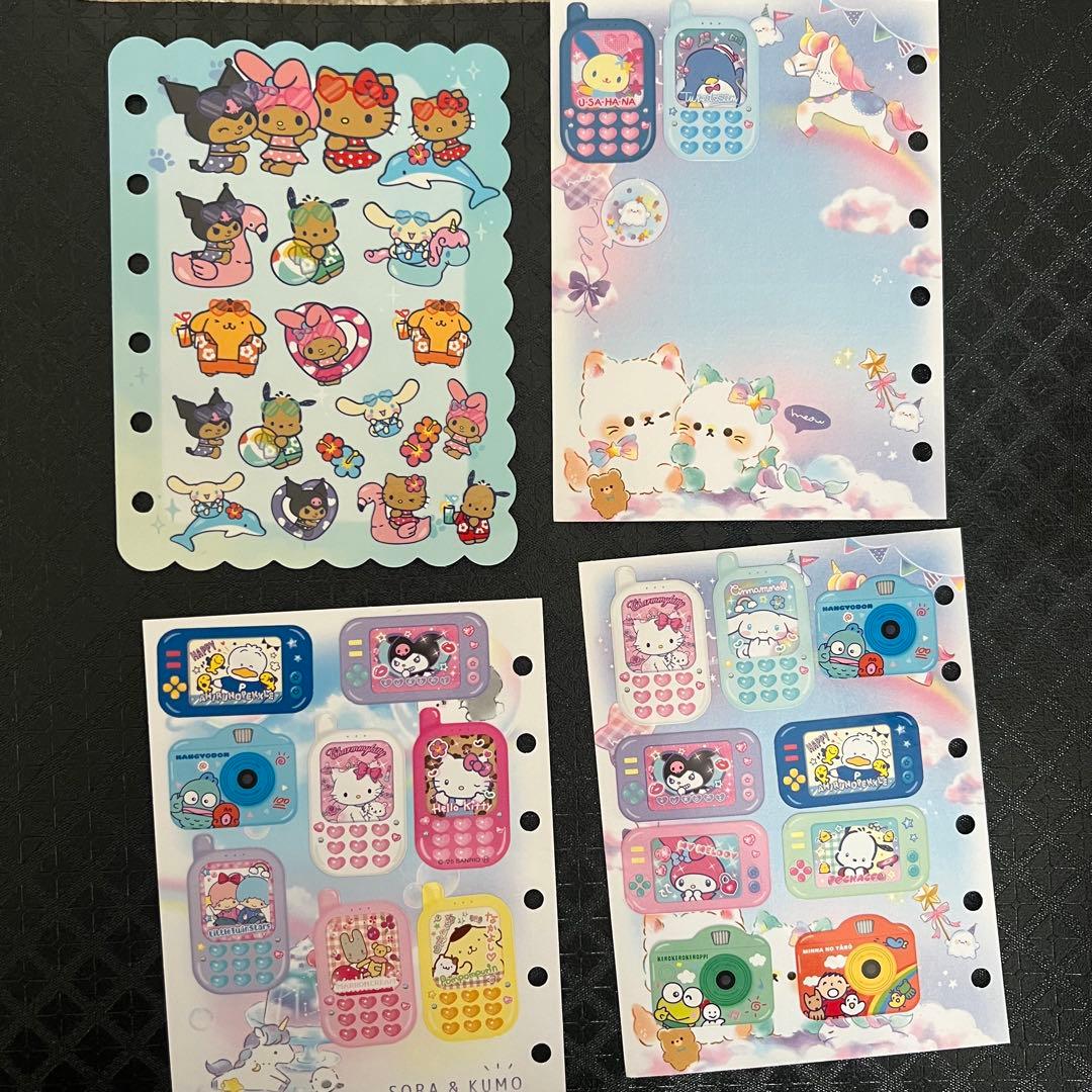 シール帳　サンリオ　完成品