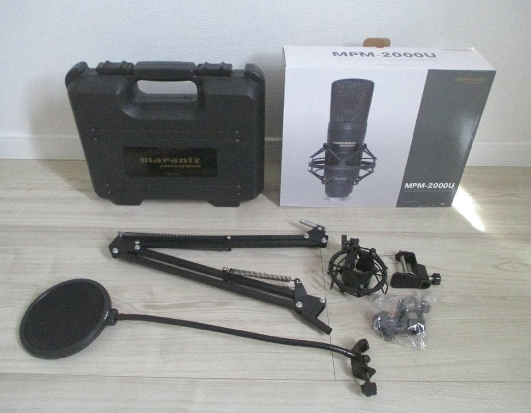 未使用＊マランツプロ MPM2000U コンデンサーマイク スタンド セット