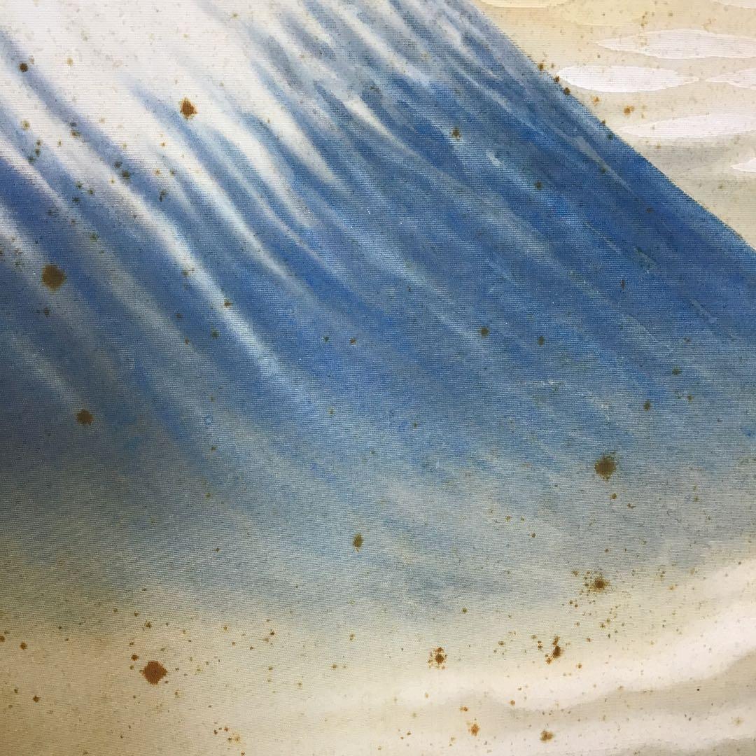 絵画　日本画　「富士山の図」　春水作　配送用箱　S5JFE