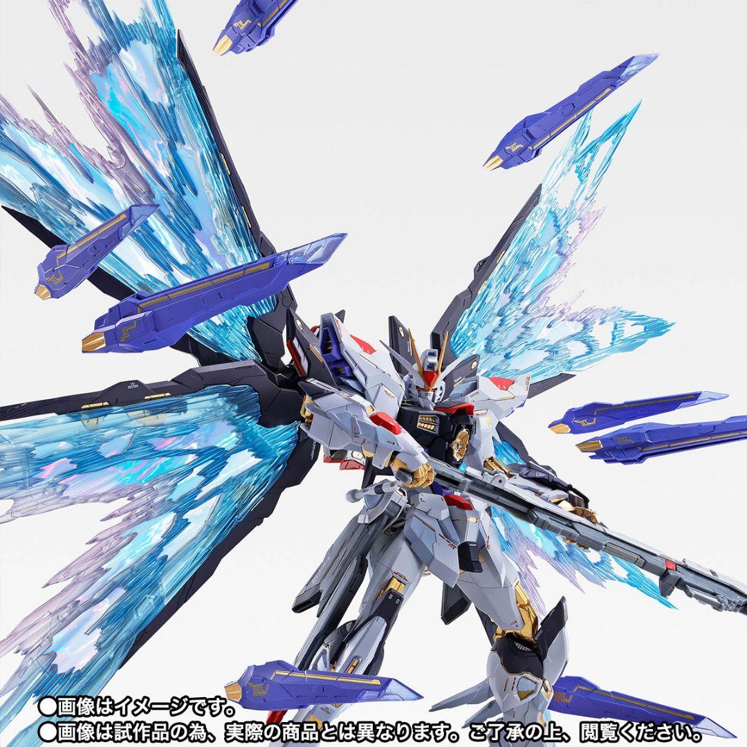 L BUILDストライクフリーダムSOUL BLUE Ver光の翼セット