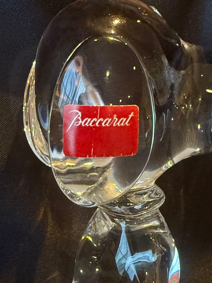 ム*ー様 Baccarat バカラ スヌーピー オブジェ 置物　クリスタル