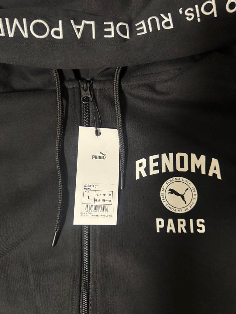 新品 PUMA Renoma Golf コラボ パーカー