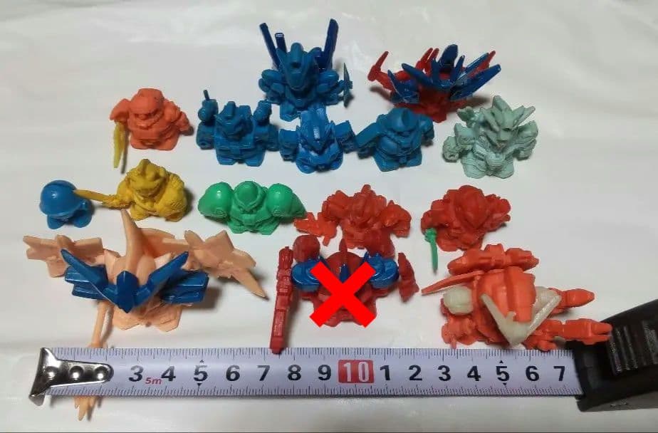 ガンダム　消しゴム　ガチャ　ガンケシ　ガン消し　ロックマン　メットール　１４個