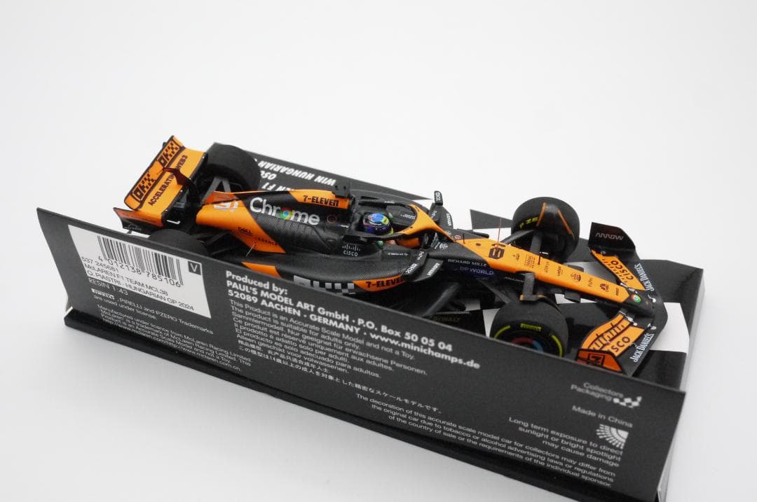 aruimakat1/43 マクラーレン MCL38 初優勝ピアストリ