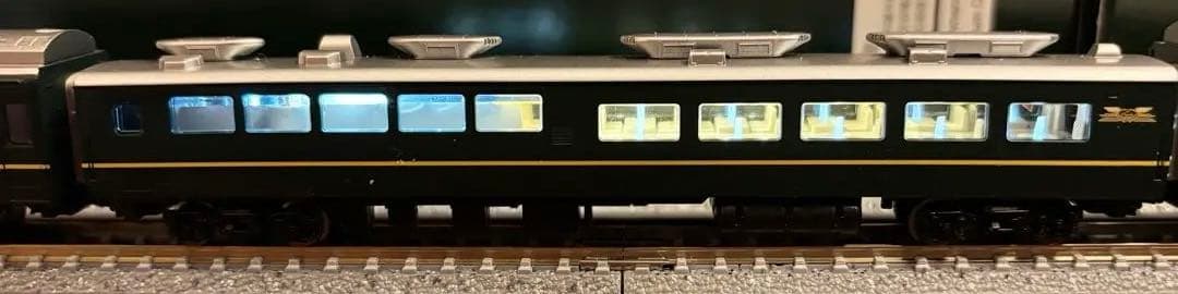 TOMIX 24系25形トワイライトエクスプレス専用常点灯室内灯 10両フル編成