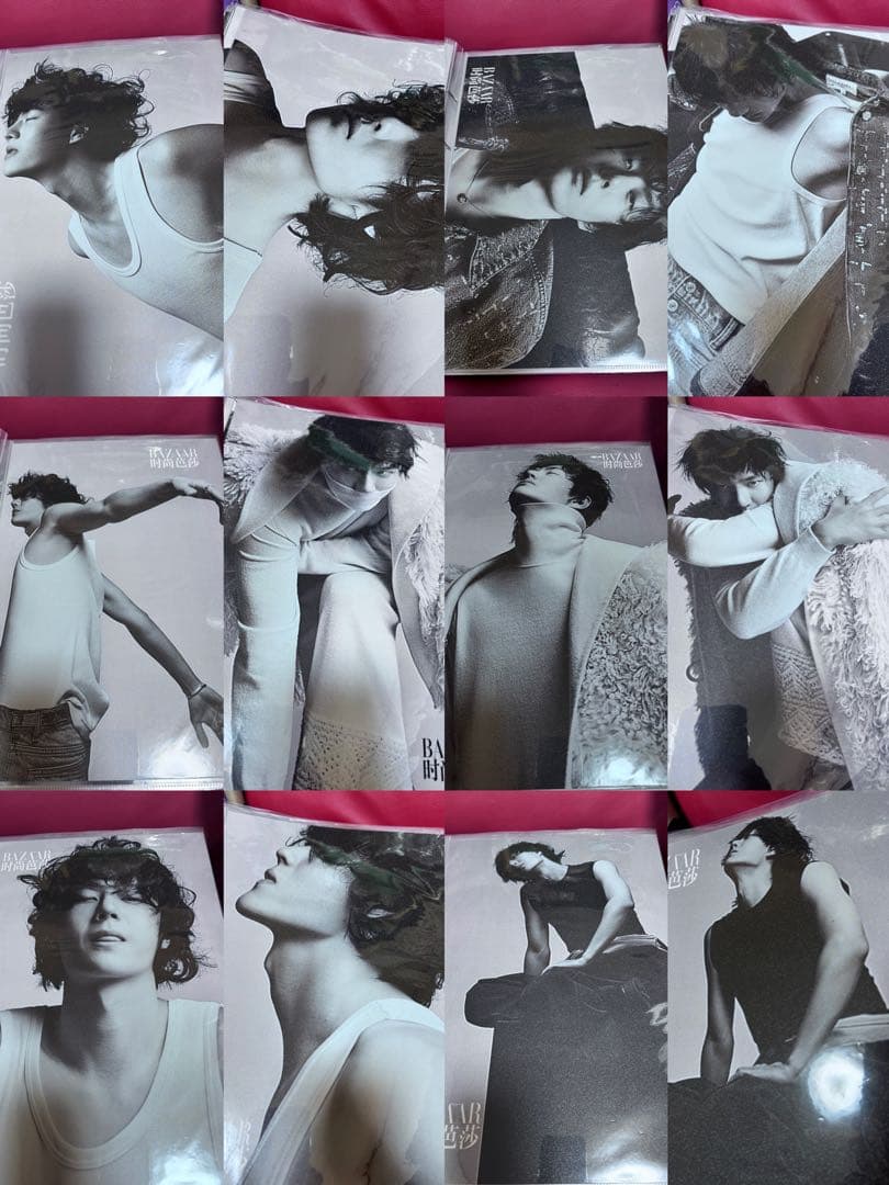 王一博ポスターカード　A4 55枚　両面