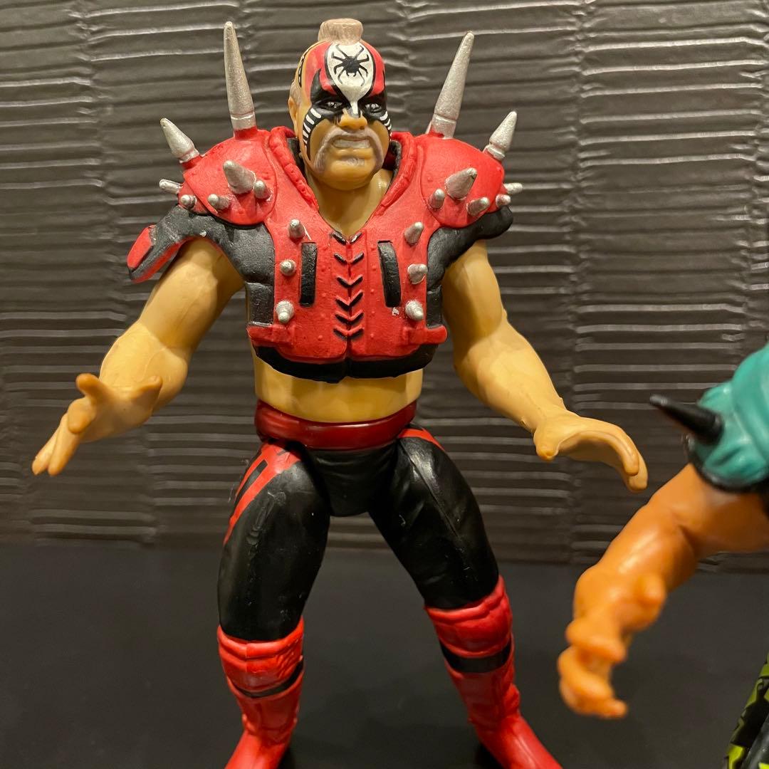 WWF ロードウォリアーズ　パワーウォリアー　3体セット　プロレスフィギュア