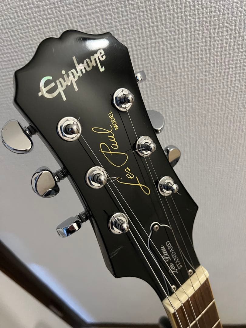 Epiphone Les Paul standard ネック折れ補修済み