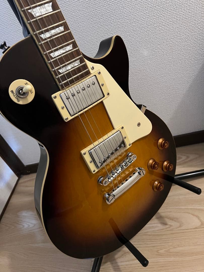 Epiphone Les Paul standard ネック折れ補修済み