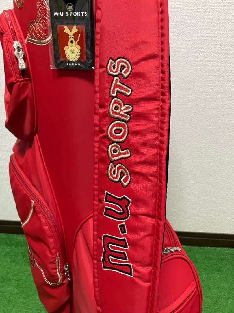 M.U スポーツ　レディースキャディバッグ　美品