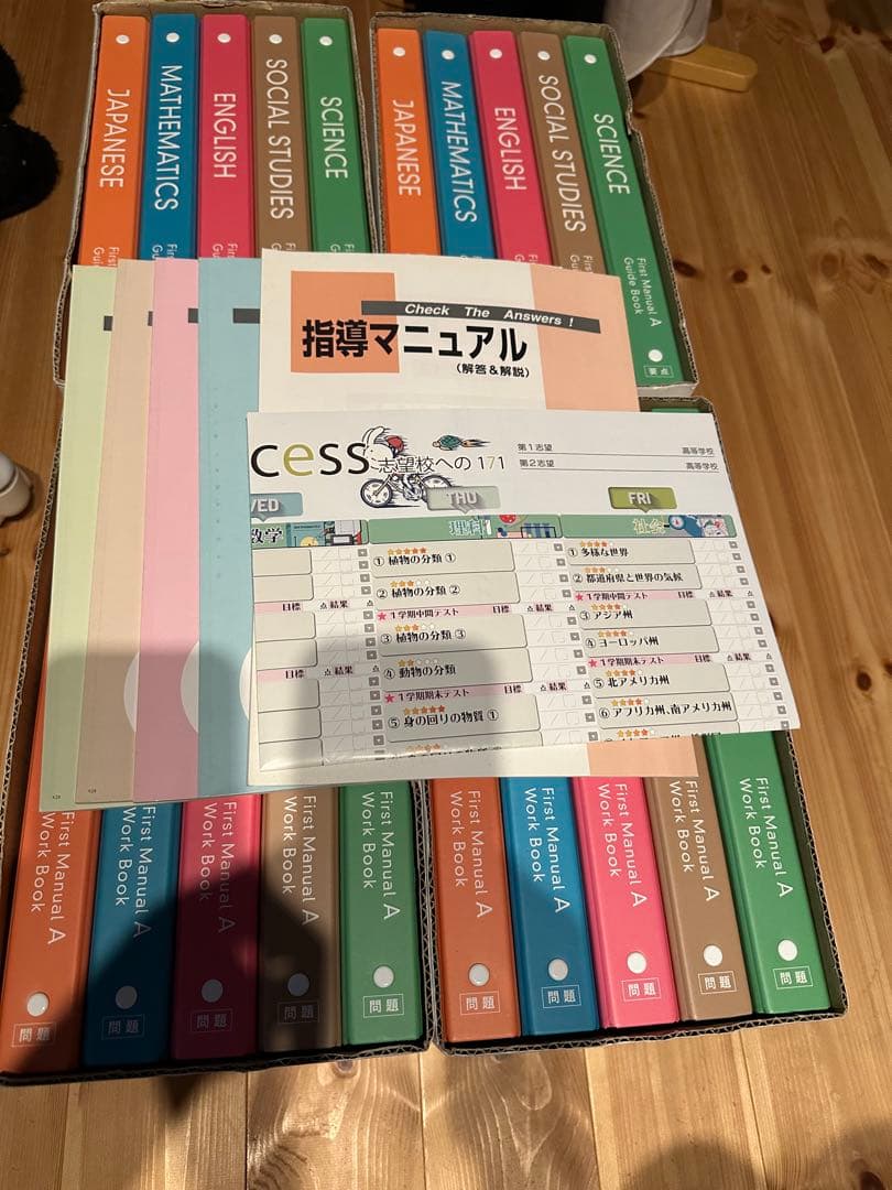 ファーストマニュアルA ガイドブック ワークブック 中学生 参考書 問題集