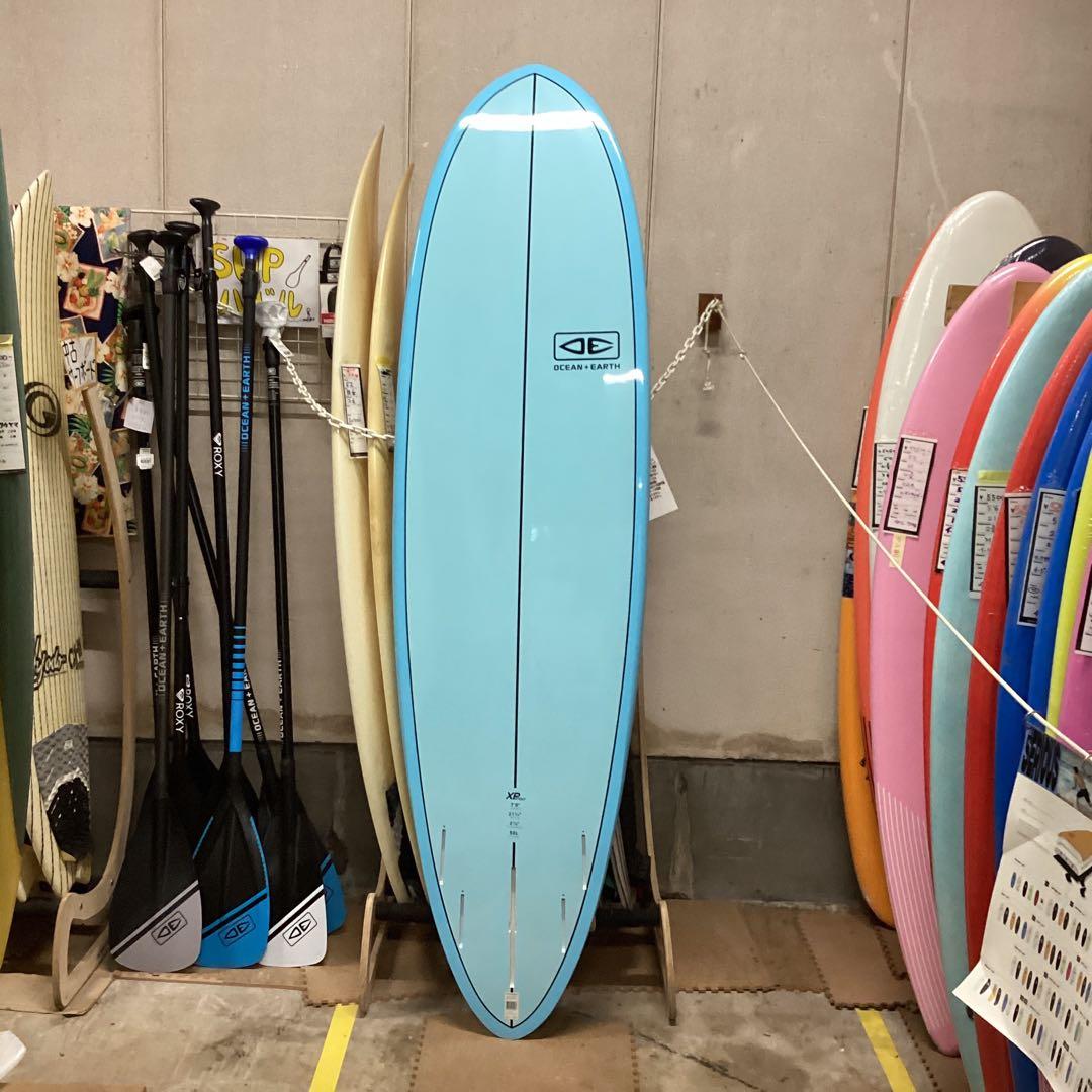 新品格安オーシャン＆アース非常に乗りやすいハッピーアワー7’6EPSフィン付き