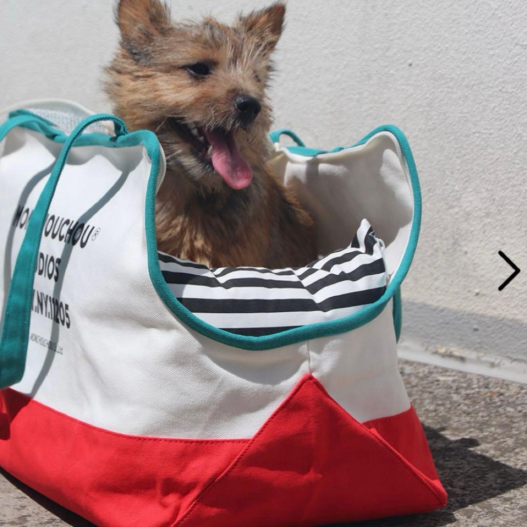 【新品】monchouchou Studio Bag ホワイト　犬用バッグ　韓国
