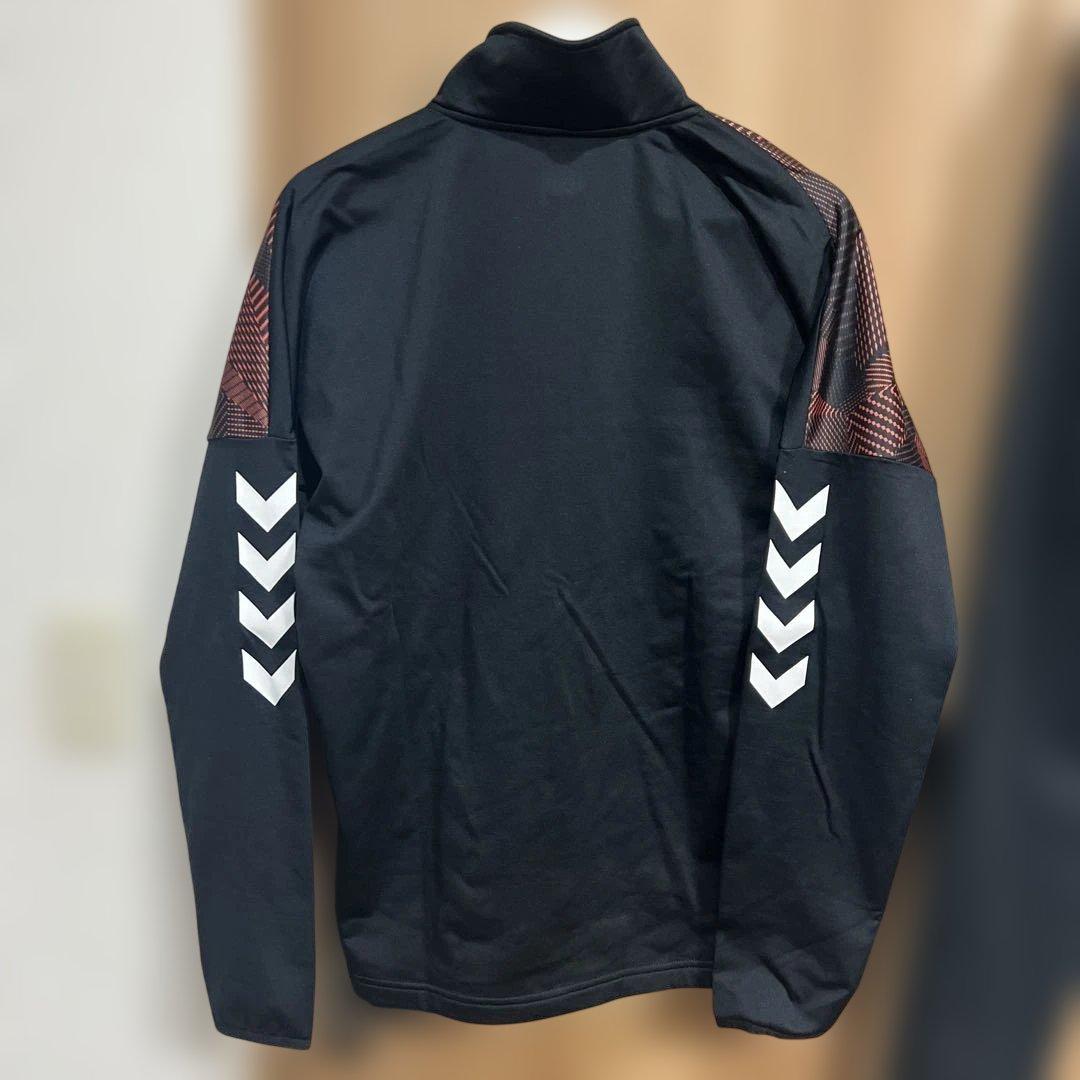 hummel ジャージ セット 黒/レッド size M