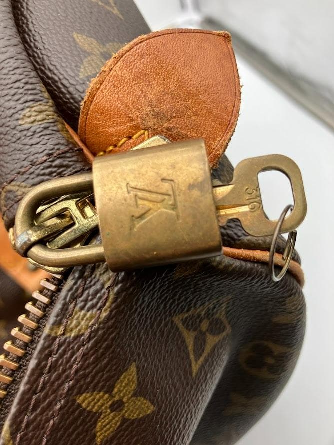 Louis Vuitton ボストンバッグ ブラウン モノグラム　キーポル60