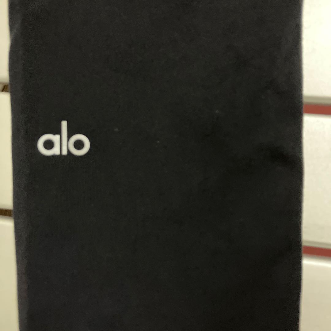 alo ハイウェスト　ヨガパンツ　s ブラック