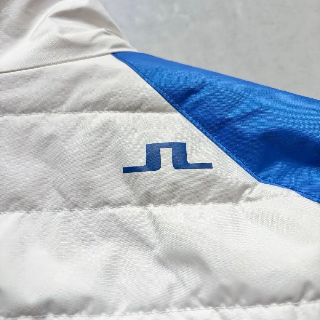 J.LINDEBERG リバーシブル 中綿ボアベスト ダブルジップ 2way S