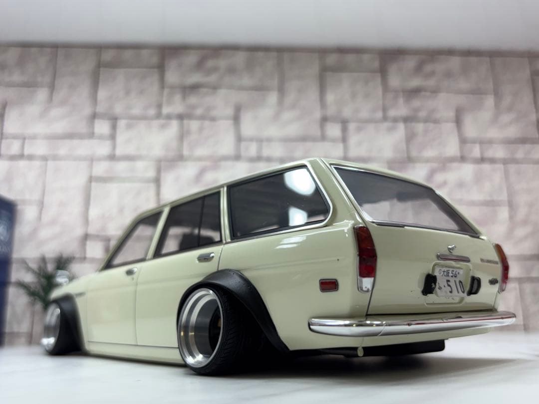 1/18ミニカー IG 510ブル　ワタナベ深リムスーパーワイドカスタム