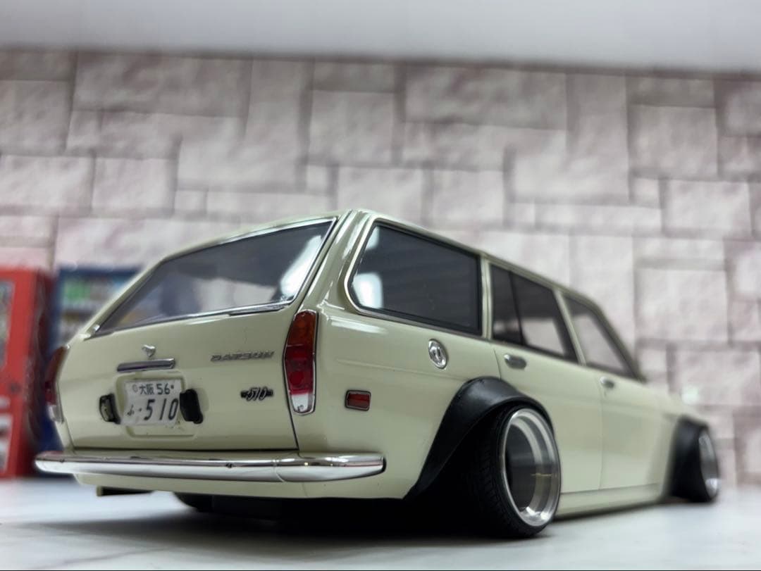 1/18ミニカー IG 510ブル　ワタナベ深リムスーパーワイドカスタム