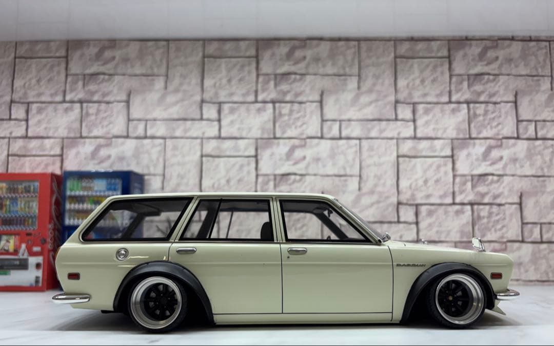 1/18ミニカー IG 510ブル　ワタナベ深リムスーパーワイドカスタム