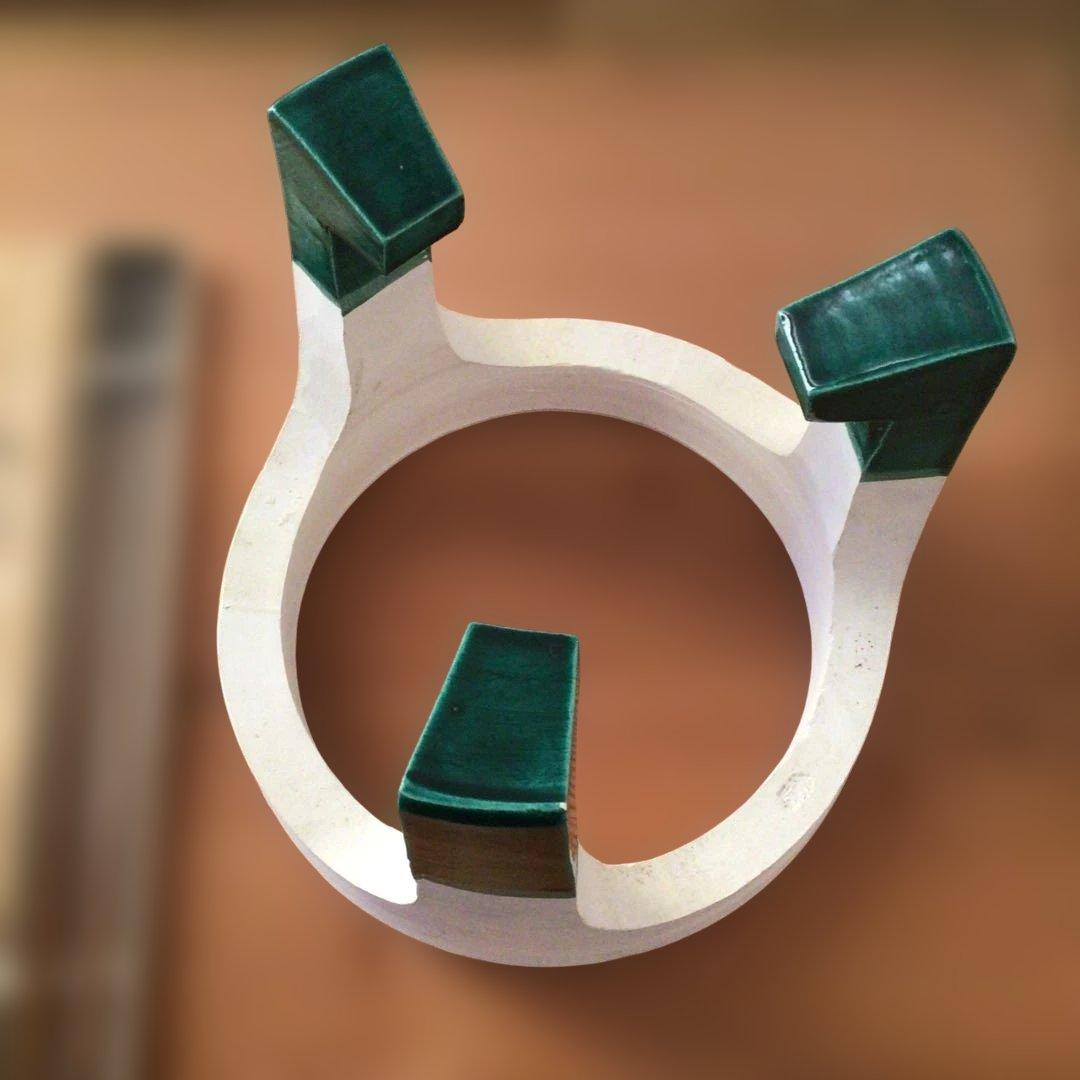 アンティーク　輪島塗り　火鉢　大型　五徳と火箸　木箱付き