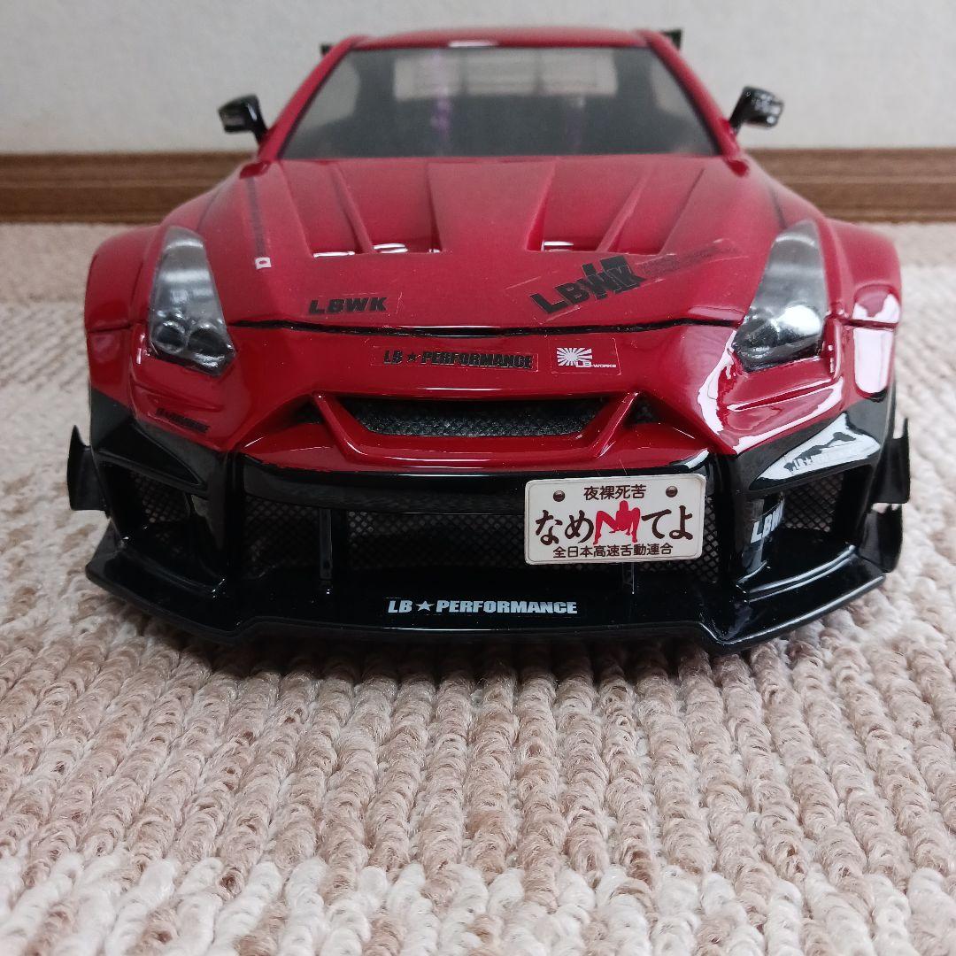 タミヤ TT02 シャーシ、GT-R R35 リバティウォークボディ
