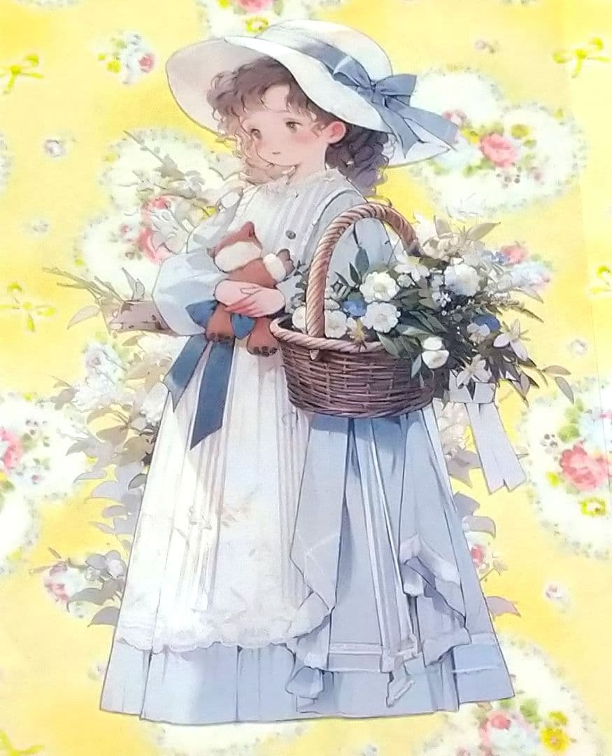 廃盤品✩再販✩J836＃几味甜风(PET)奶泡匣子切売り海外人物女の子AIマステ