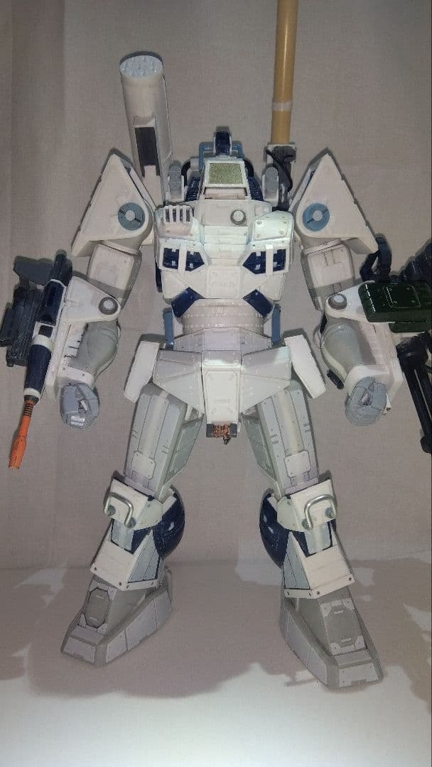 旧キットタカラ1/48ダグラム改造完成品 朽ちダグラムポーズ可能 ジオラマ付き