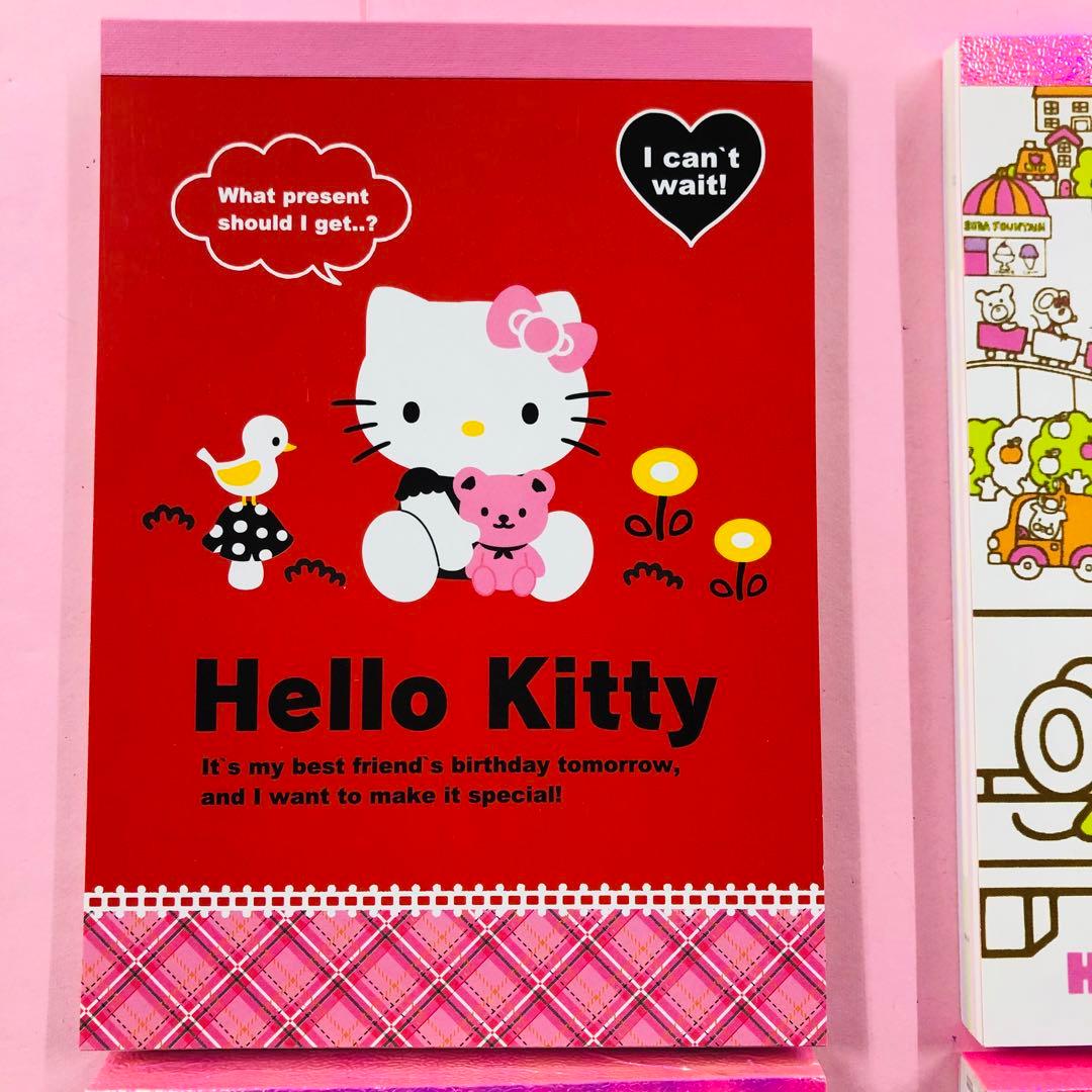 2008年製 レア★ハローキティ ボリュームメモ 4冊まとめセット⑦