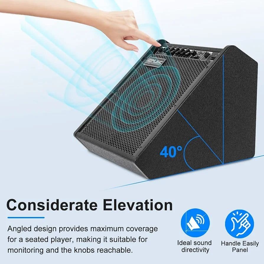 【新品】Coolmusic 100W BT パーソナルモニターアンプ 電子ドラム