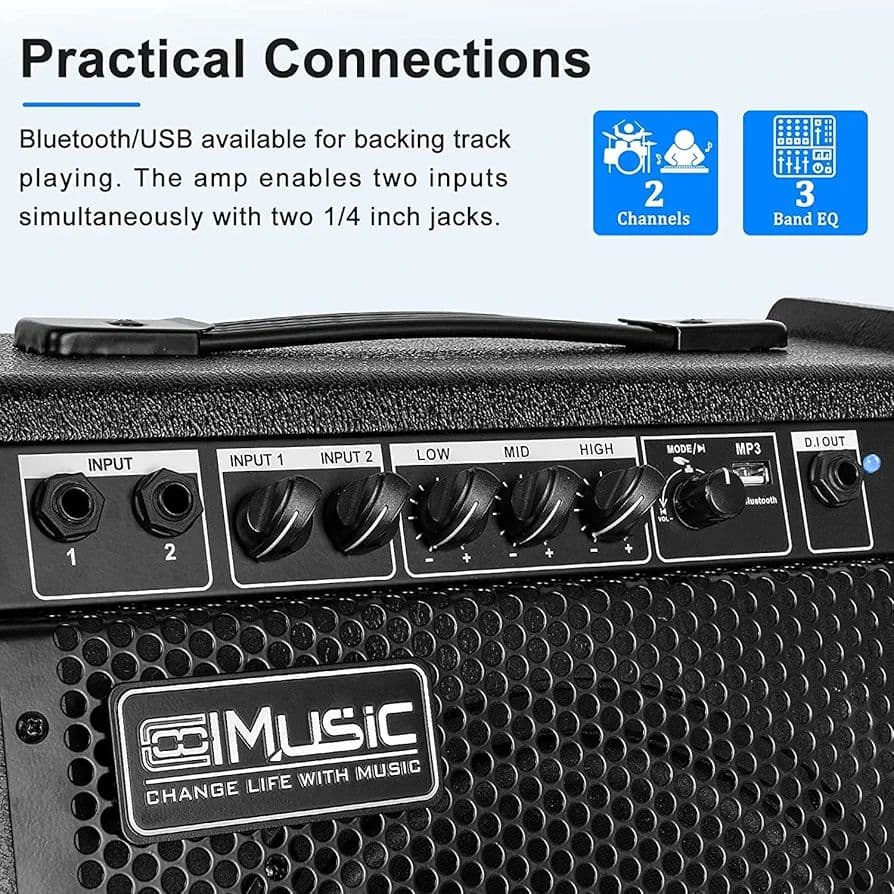 【新品】Coolmusic 100W BT パーソナルモニターアンプ 電子ドラム