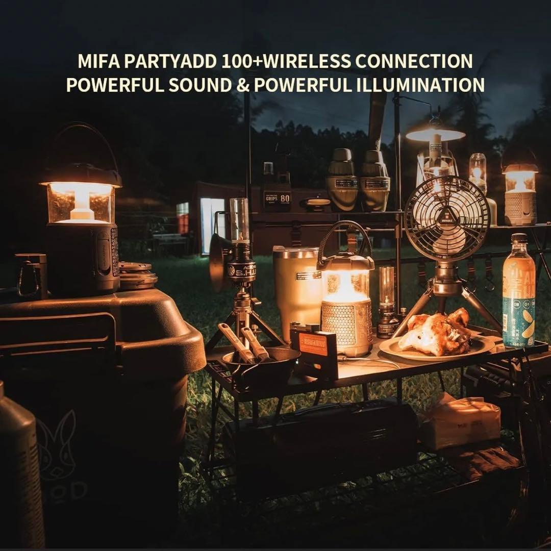 mifa wildcamping アウトドア　スピーカー　防水　オリーブ