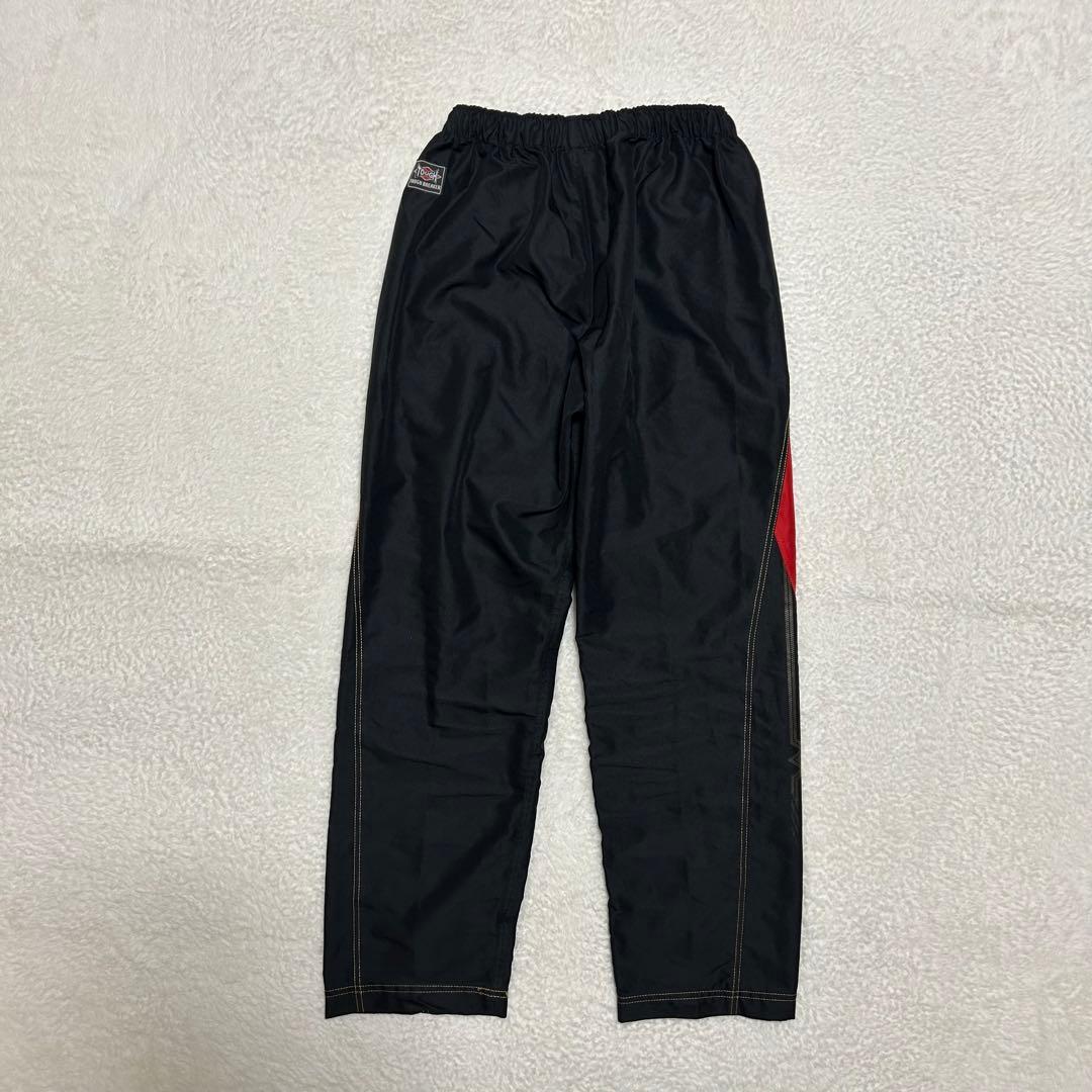 ミズノ MIZUNO タフブレーカー ウインドブレーカー 上下 黒/赤 L