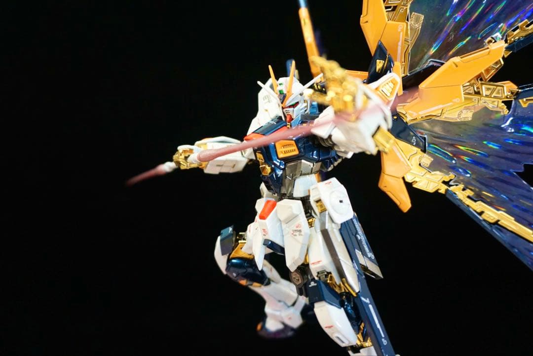 ※正月特価　全塗装RGストライクフリーダム　チタニウムフィニッシュ　ガンプラ